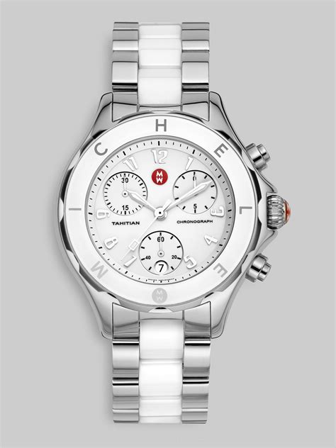 replica michele tahitian watches|tahitian michele watch stainless.